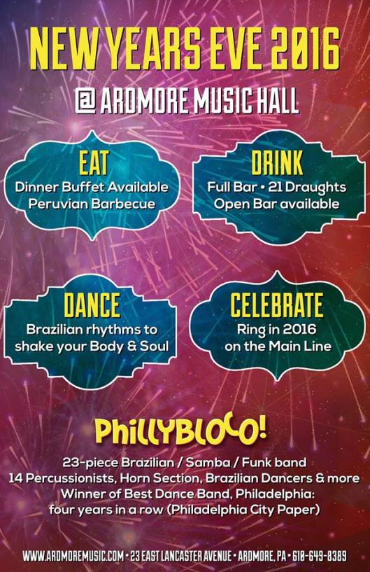 New years Eve Ardmore Music Hall 2016